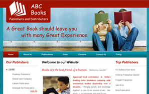 Publisher Web site designing company delhi
