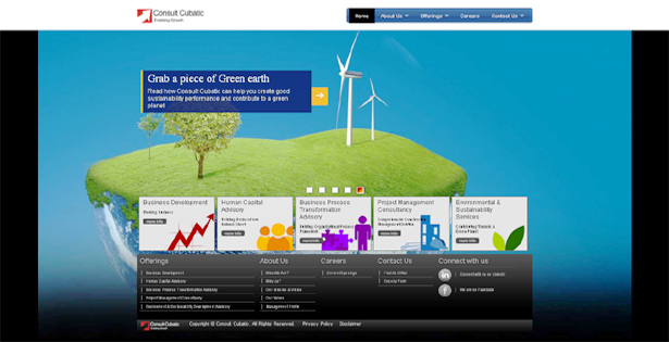 consulting services website design company delhi