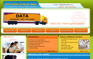 data packers & movers Website Design Company