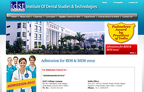 website design for dental institute