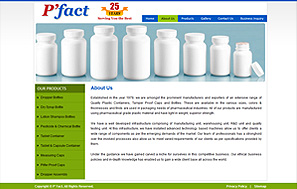 plastic bottle manufacturers web design company