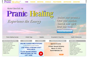 pranic healing web design company Delhi