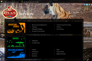 Adventure Travel website design company delhi