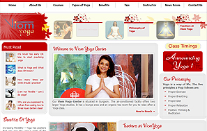 yoga website design company